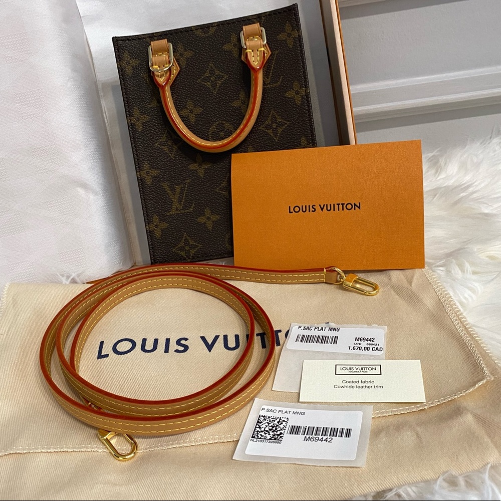 🆕 Authentic Louis Vuitton PETIT SAC PLAT - Picture 2 of 13